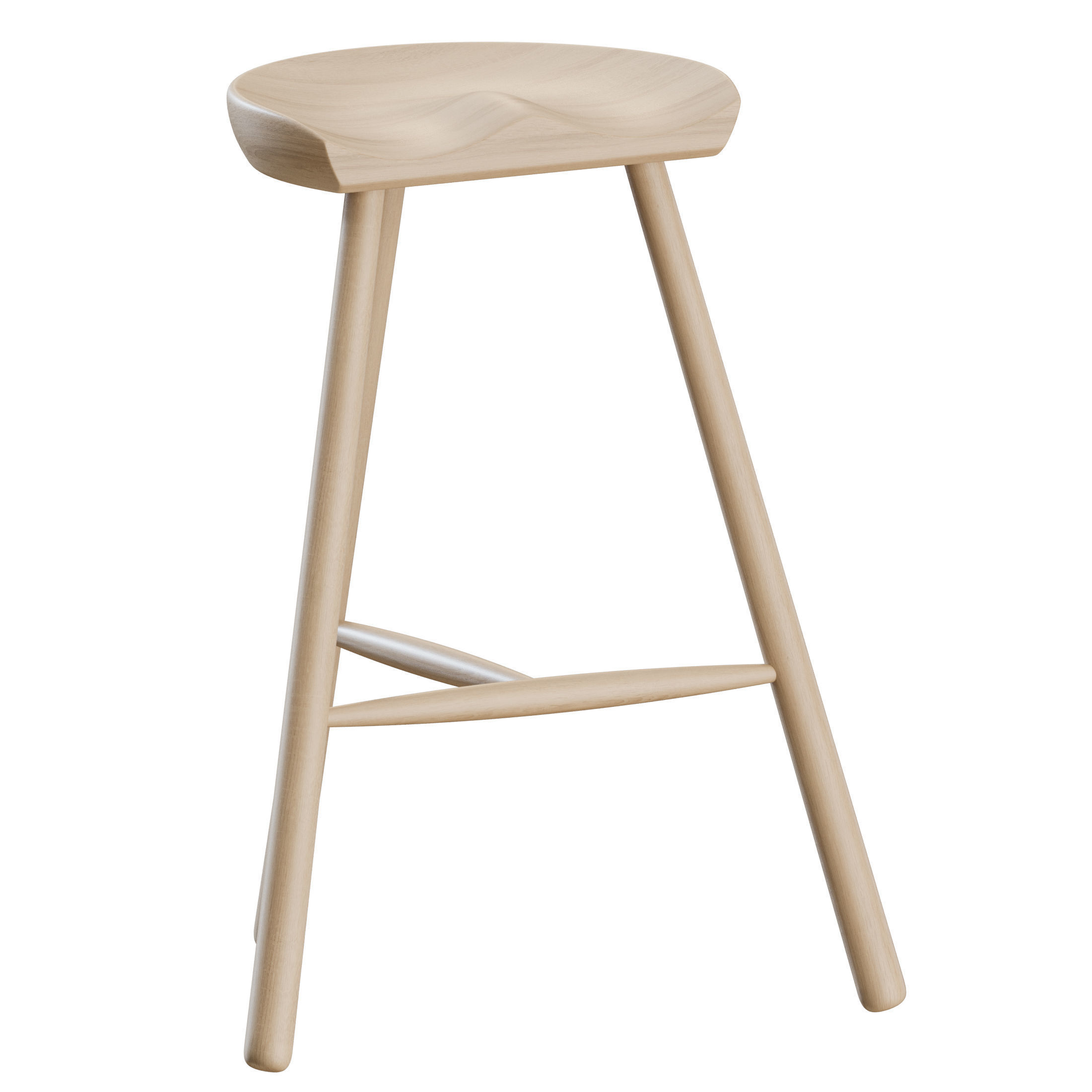 Shoemaker Chair by Form and Refine 3D model_13