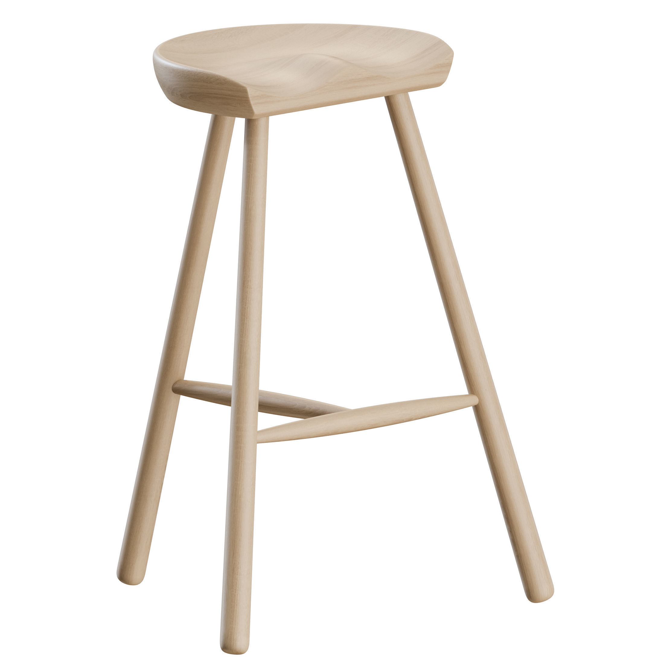 Shoemaker Chair by Form and Refine 3D model_12