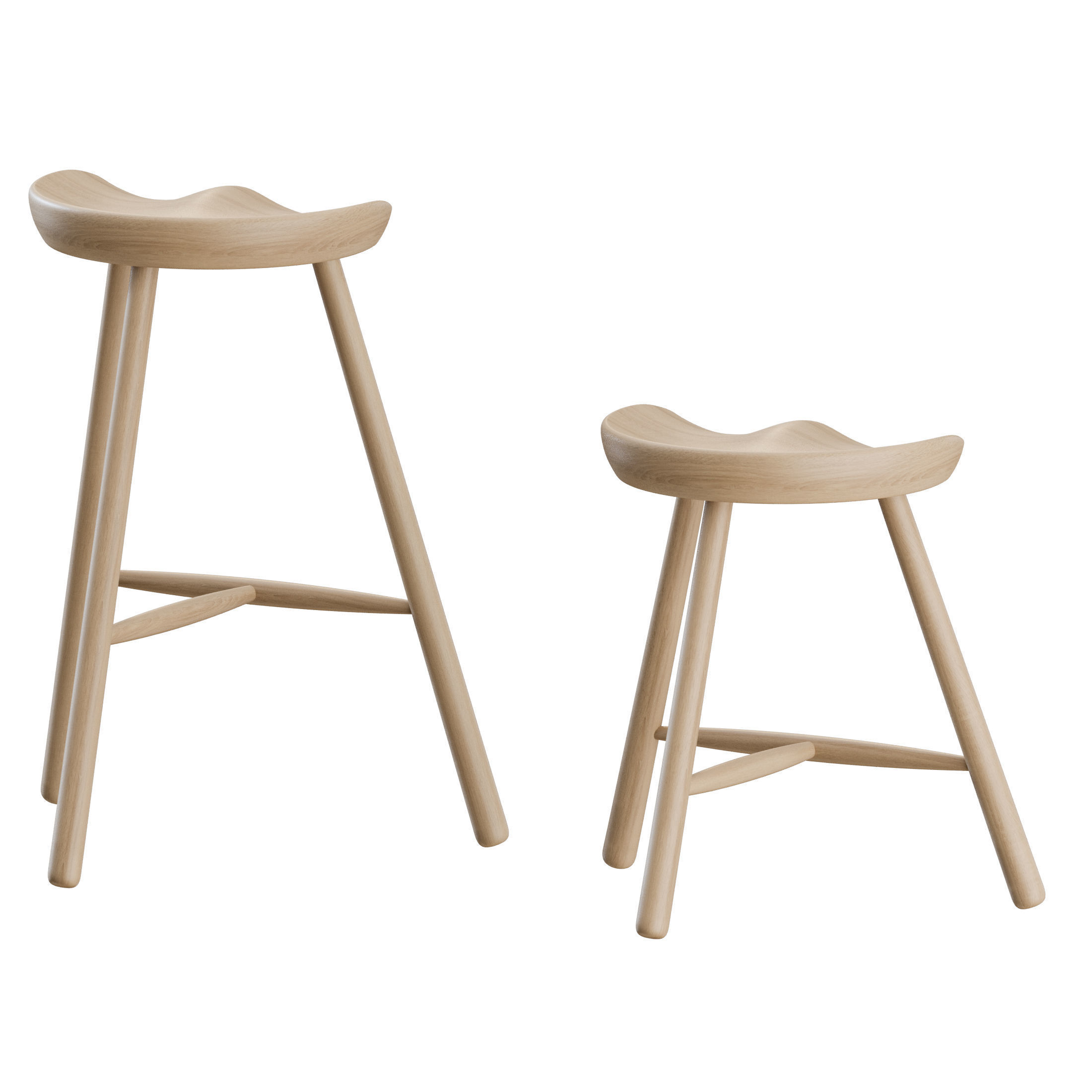 Shoemaker Chair by Form and Refine 3D model_5