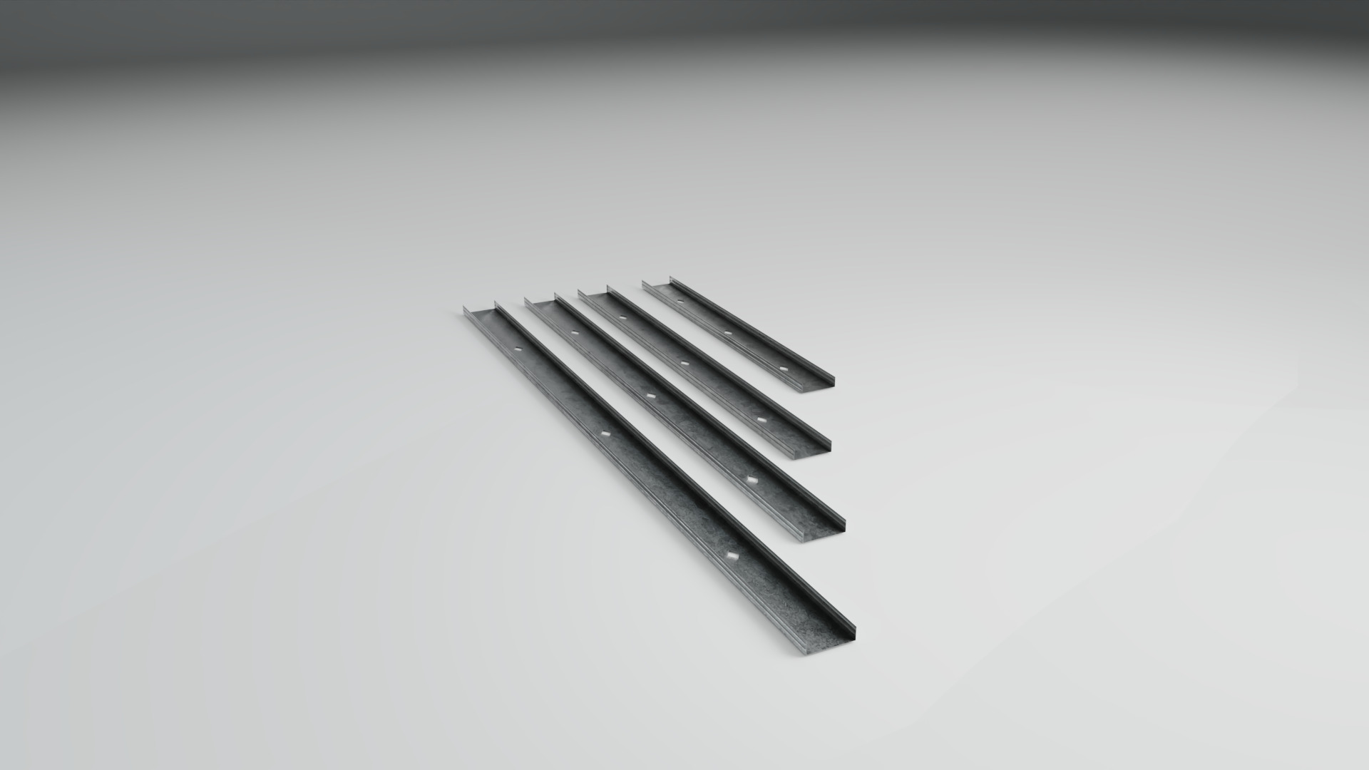 Metal Stud Framing Pack Low-poly 3D model_3
