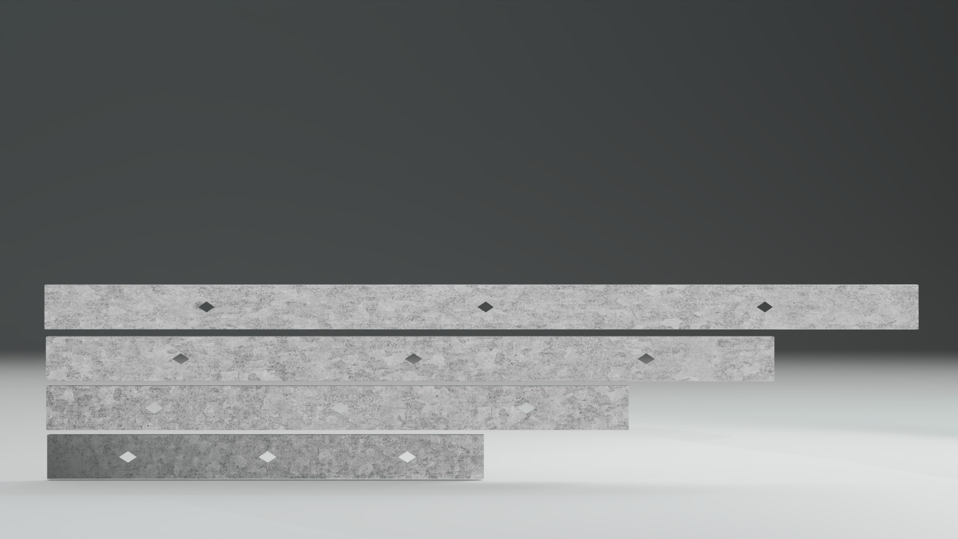 Metal Stud Framing Pack Low-poly 3D model_2