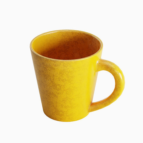 Coffee Mug 04 Low-poly 3D model