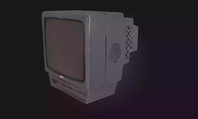 Retro Television Set  Nostalgic Glow of Mid-Century Living Rooms