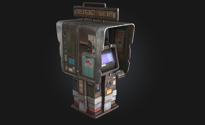 Videophone Relic  Echoes of Early Communication Technology 3D model