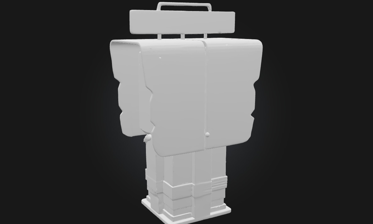 Videophone Relic Echoes of Early Communication Technology 3D model_7