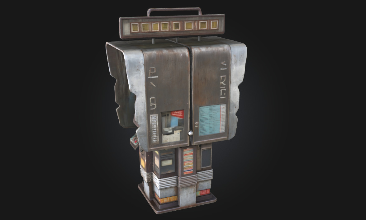 Videophone Relic Echoes of Early Communication Technology 3D model_1