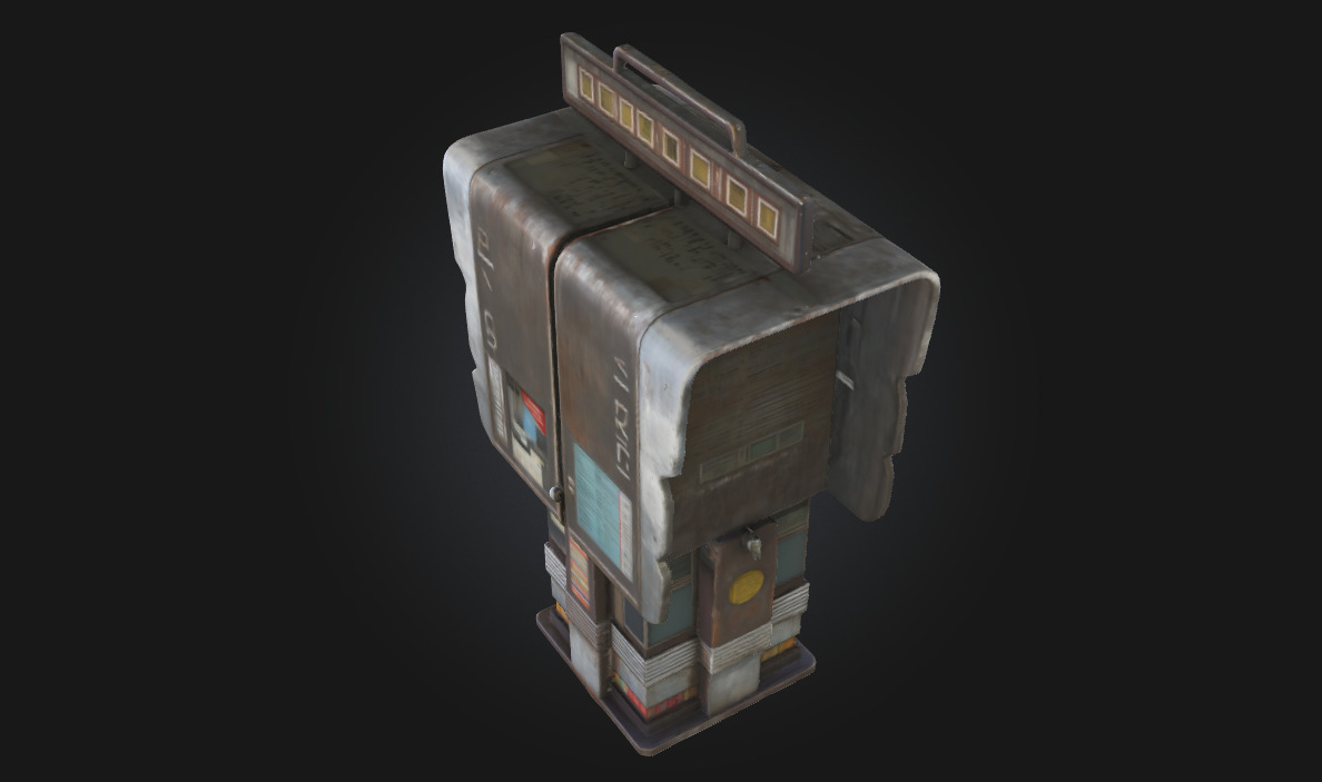 Videophone Relic Echoes of Early Communication Technology 3D model_2