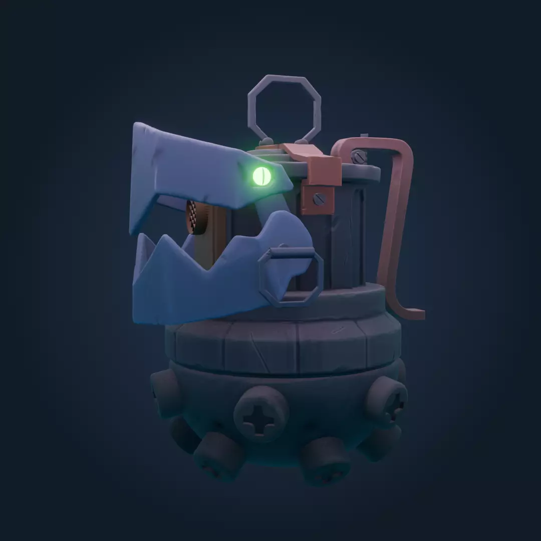 Jinx-Inspired Grenade 3D model