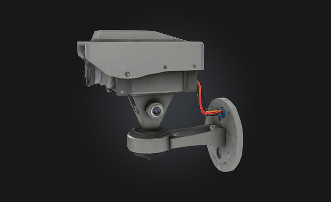 Surveillance Sentinel  Watchful Guardian of Secure Zones 3D model