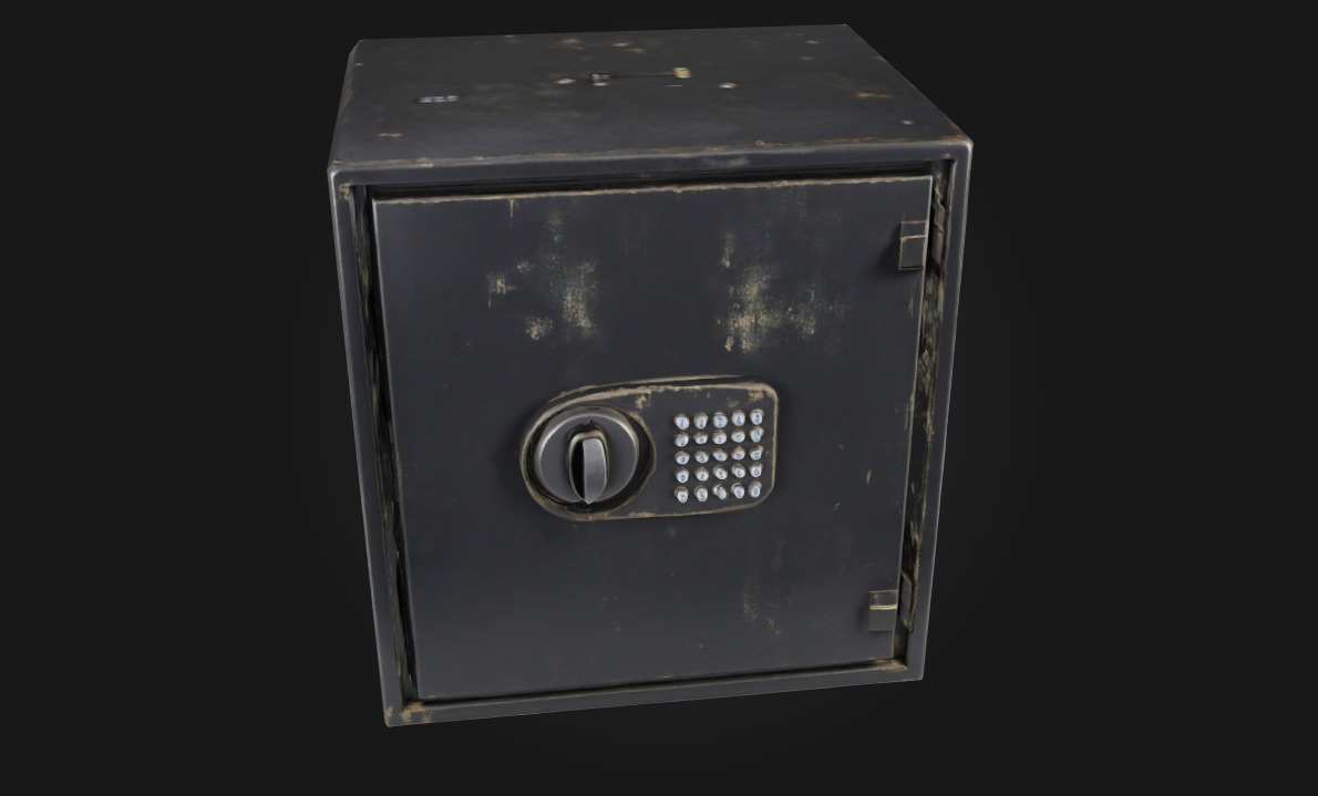 Secure Vault Impenetrable Fortress for Valuables 3D model_4