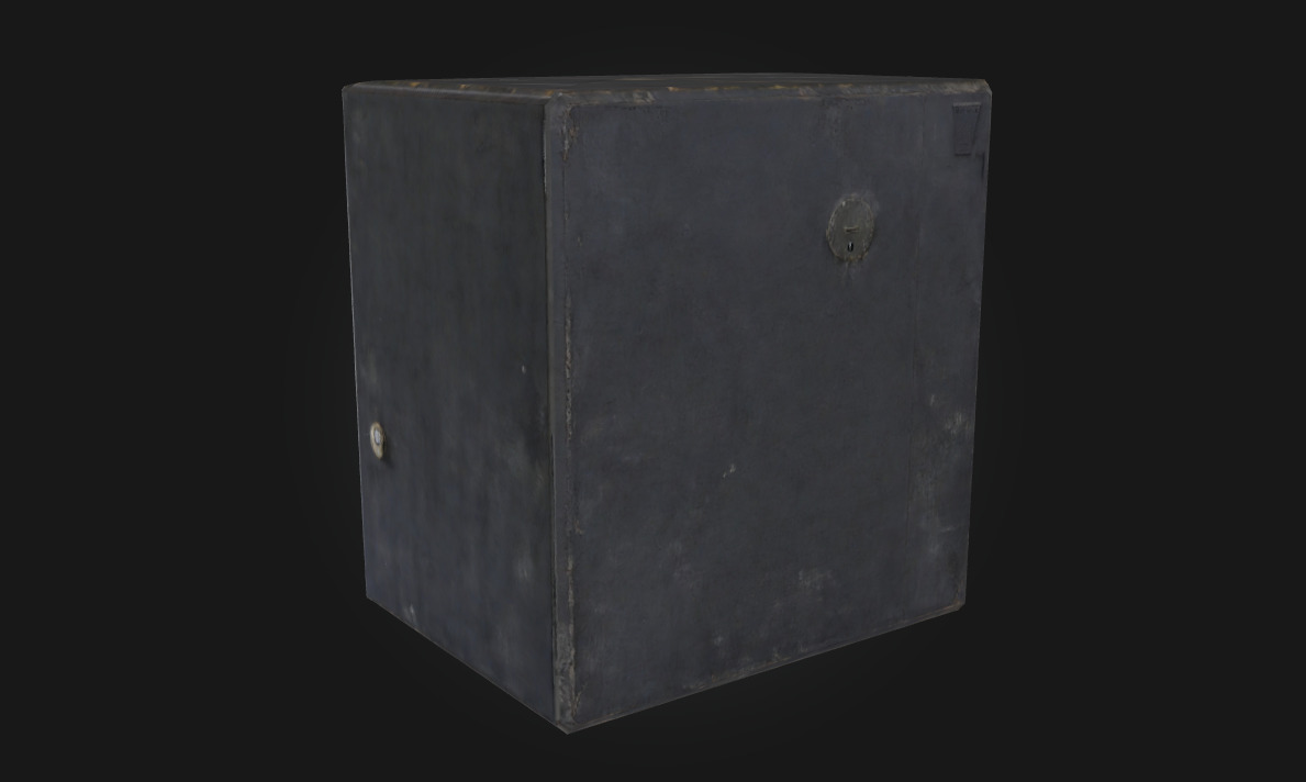 Secure Vault Impenetrable Fortress for Valuables 3D model_3