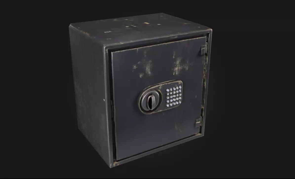 Secure Vault Impenetrable Fortress for Valuables 3D model_0