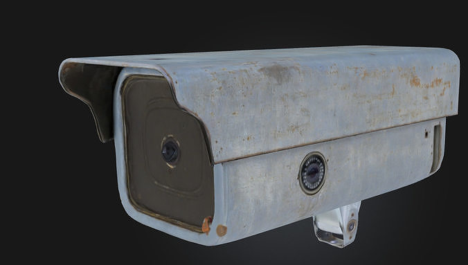 Surveillance Sentinel  Watchful Guardian of Secure Zones 3D model
