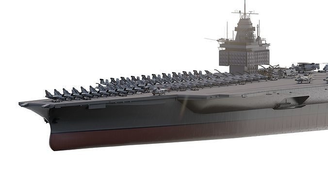 Generic aircraft carrier  3D model