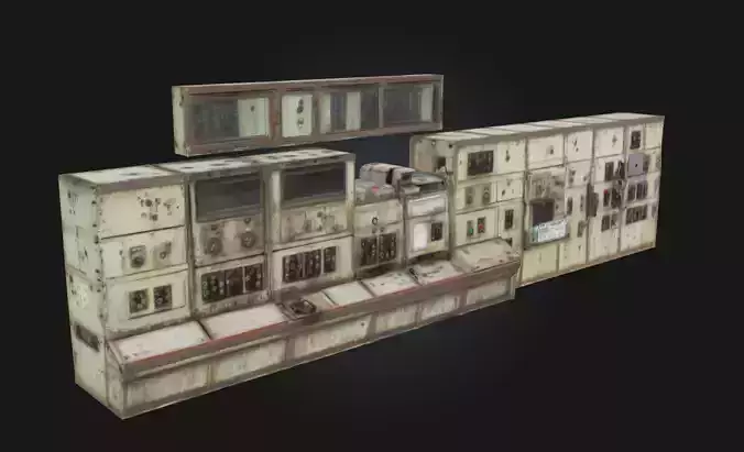 Control Console Vintage  Classic Command Center for Retro 