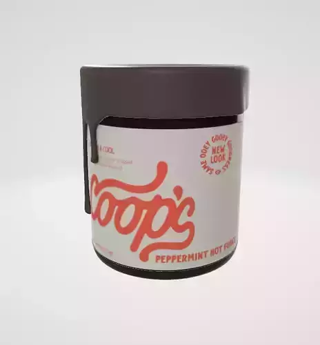 Natural Peppermint Hot Chocolate Gift 3D model