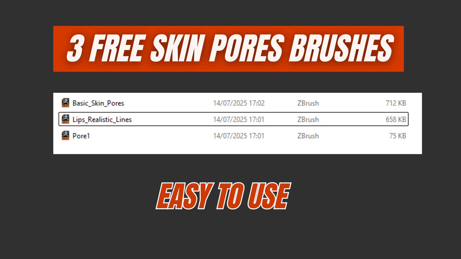 Male Head 3D Base Mesh Realistic with Free Skin pores Burshes Low-poly 3D model_5