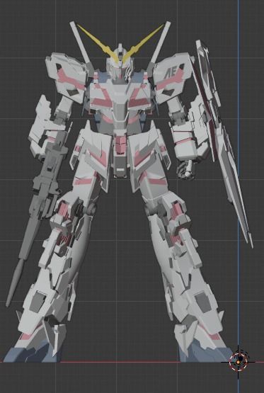 Gundam Unicorn RX-0 3D print model_2