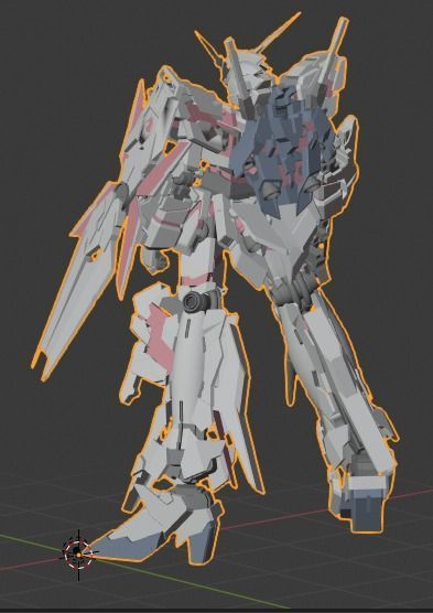 Gundam Unicorn RX-0 3D print model_4