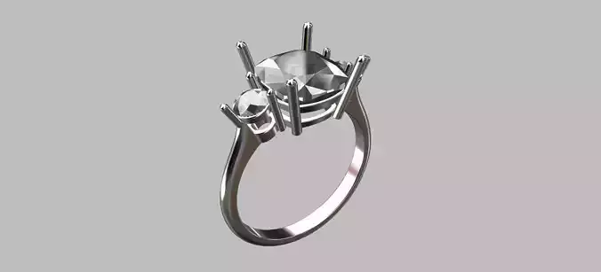 Gemstone Ring 7 70x8 40x4 74mm