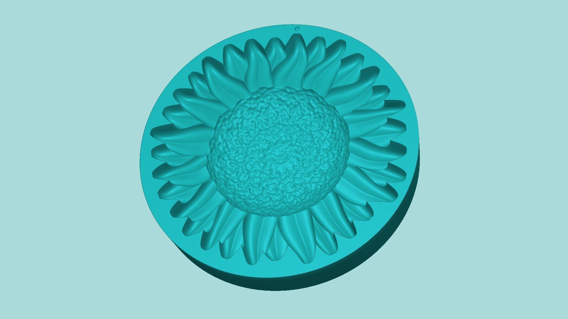 Sunflower 14 - Silicone Mold Maker - Template 3D print model_4