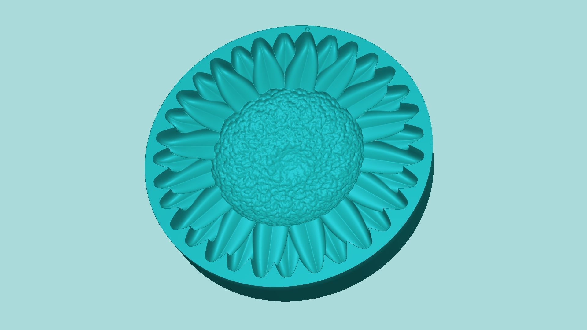 Sunflower 13 - Silicone Mold Maker - Template 3D print model_4