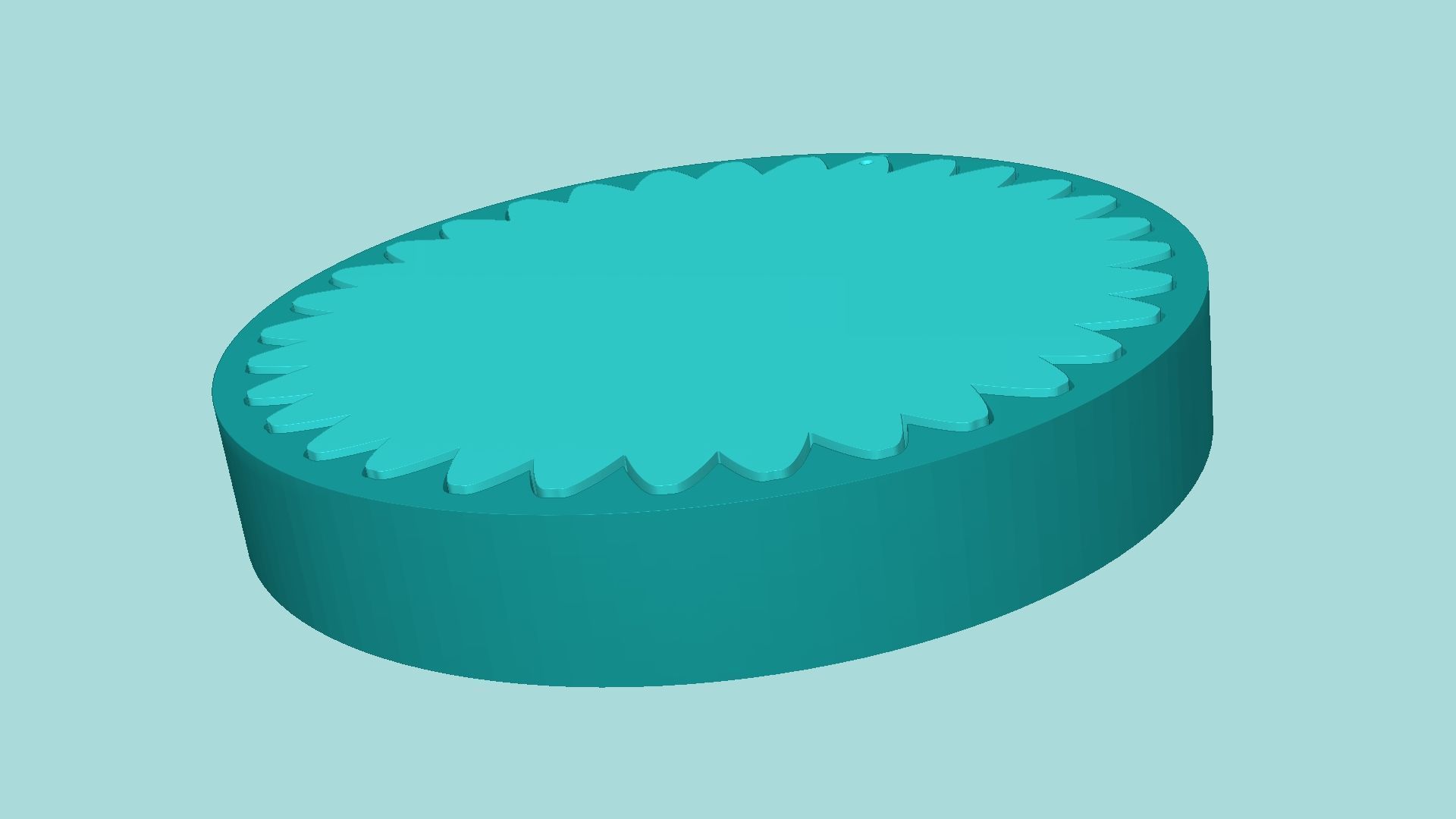 Sunflower 13 - Silicone Mold Maker - Template 3D print model_6