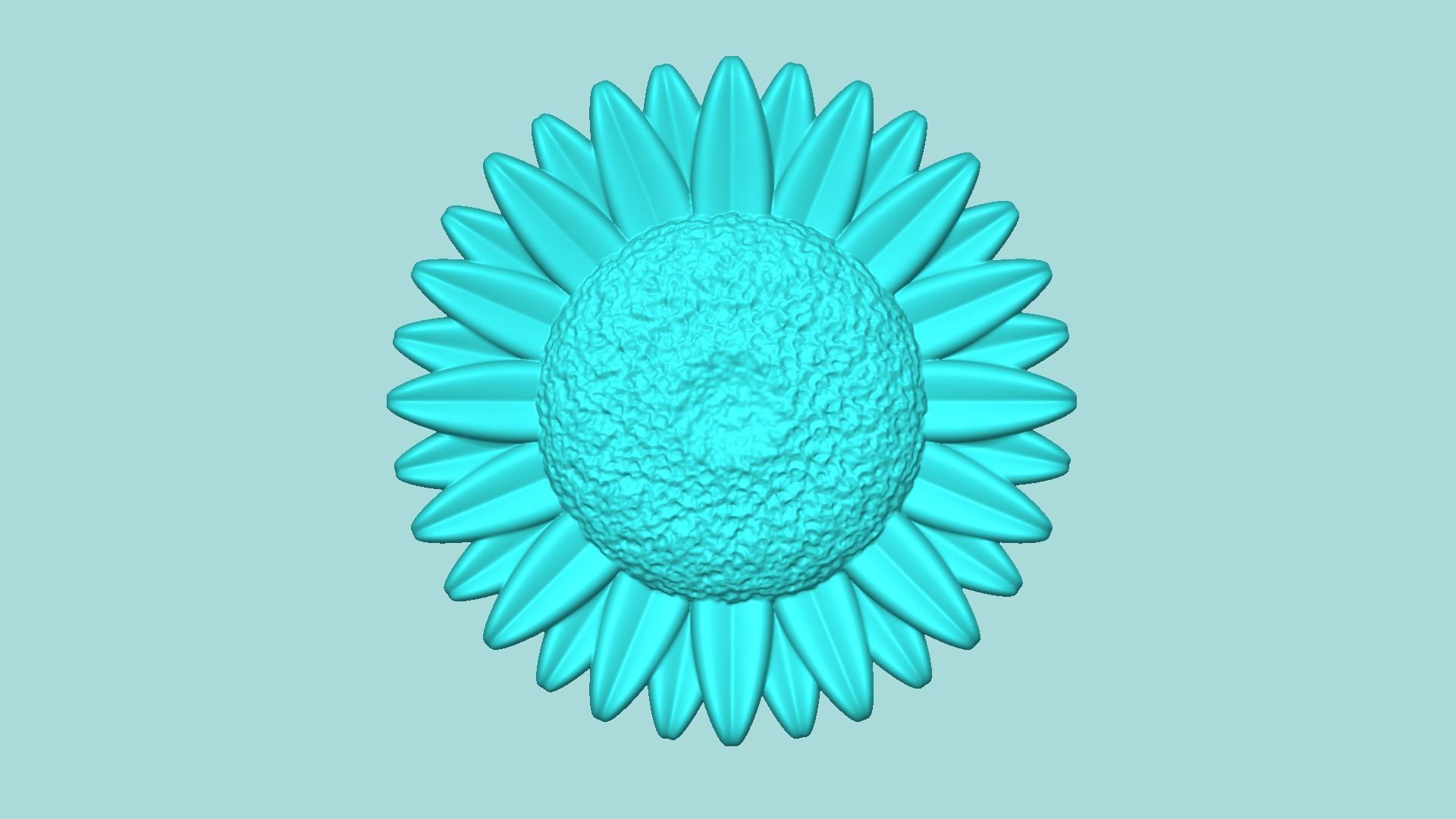 Sunflower 13 - Silicone Mold Maker - Template 3D print model_1