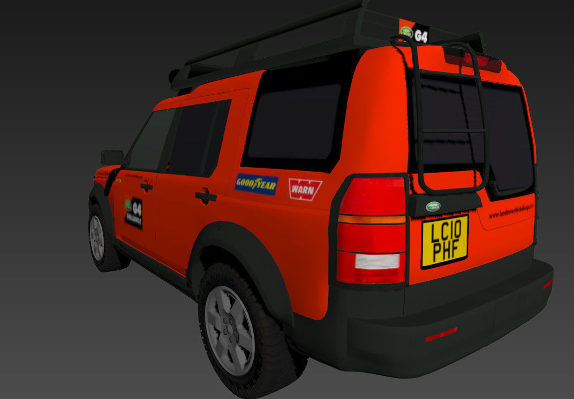 Land Rover Discovery 3 G4 Low-poly 3D model_3