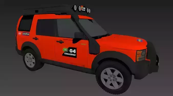 Land Rover Discovery 3 G4 Low-poly 3D model