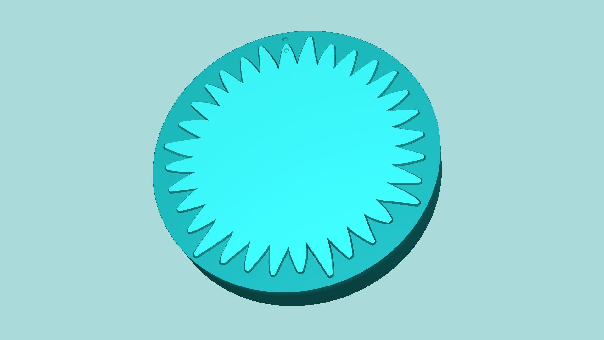 Sunflower 12 - Silicone Mold Maker - Template 3D print model_5