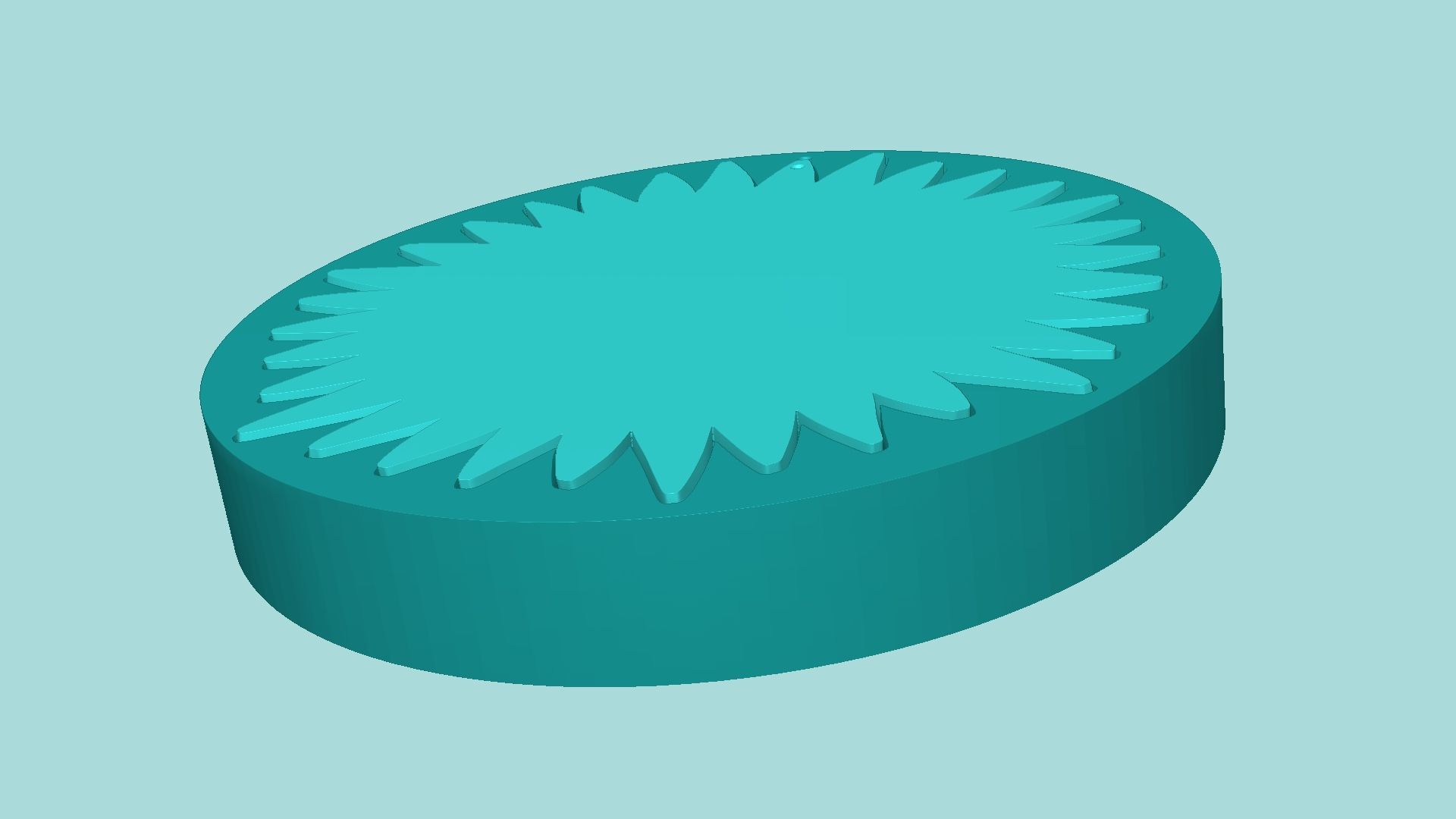 Sunflower 12 - Silicone Mold Maker - Template 3D print model_6