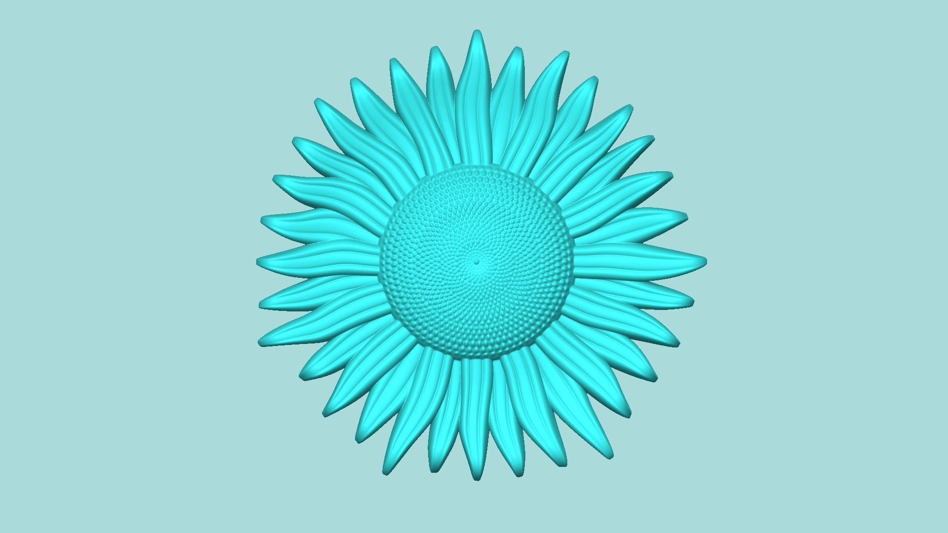 Sunflower 12 - Silicone Mold Maker - Template 3D print model_1