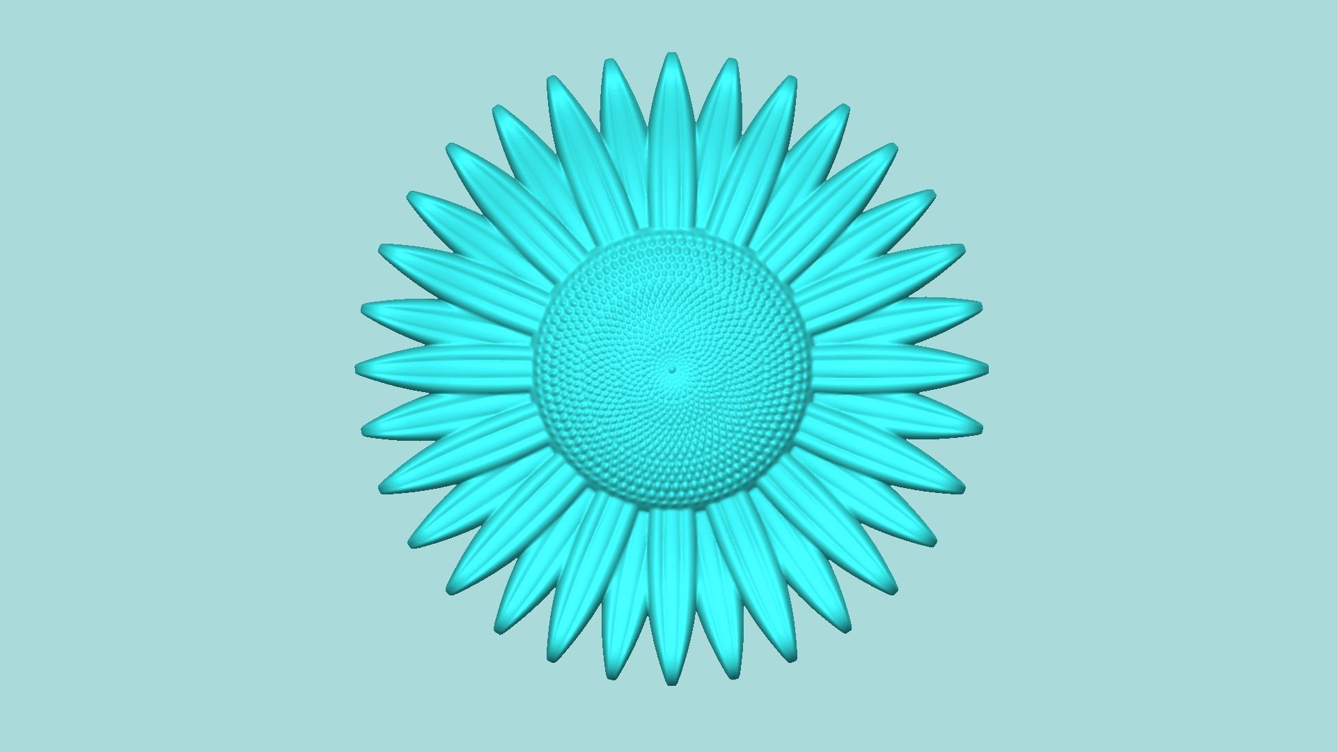 Sunflower 11 - Silicone Mold Maker - Template 3D print model_1