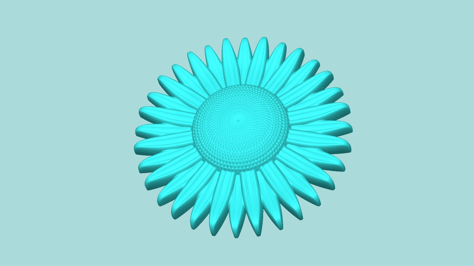 Sunflower 11 - Silicone Mold Maker - Template 3D print model_2