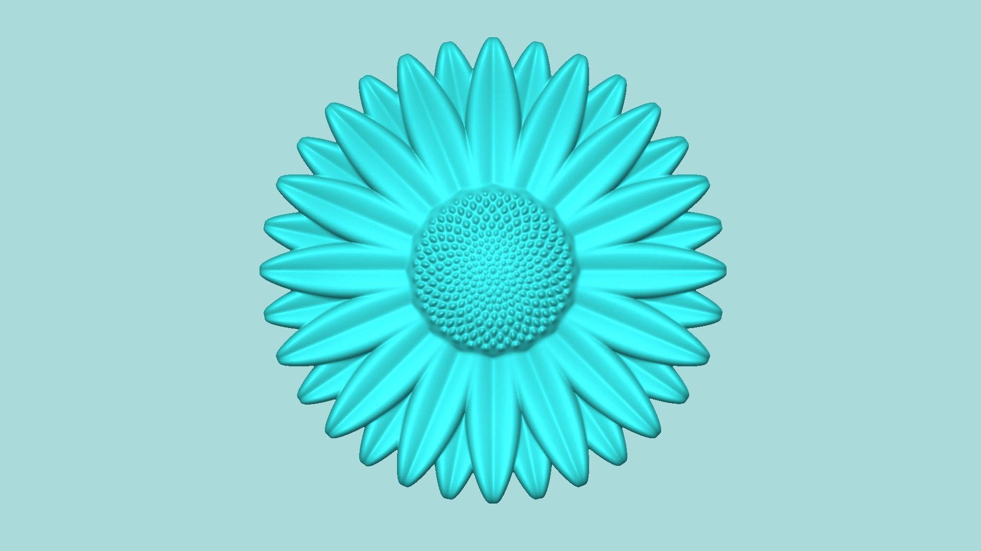 Sunflower 10 - Silicone Mold Maker - Template 3D print model_1