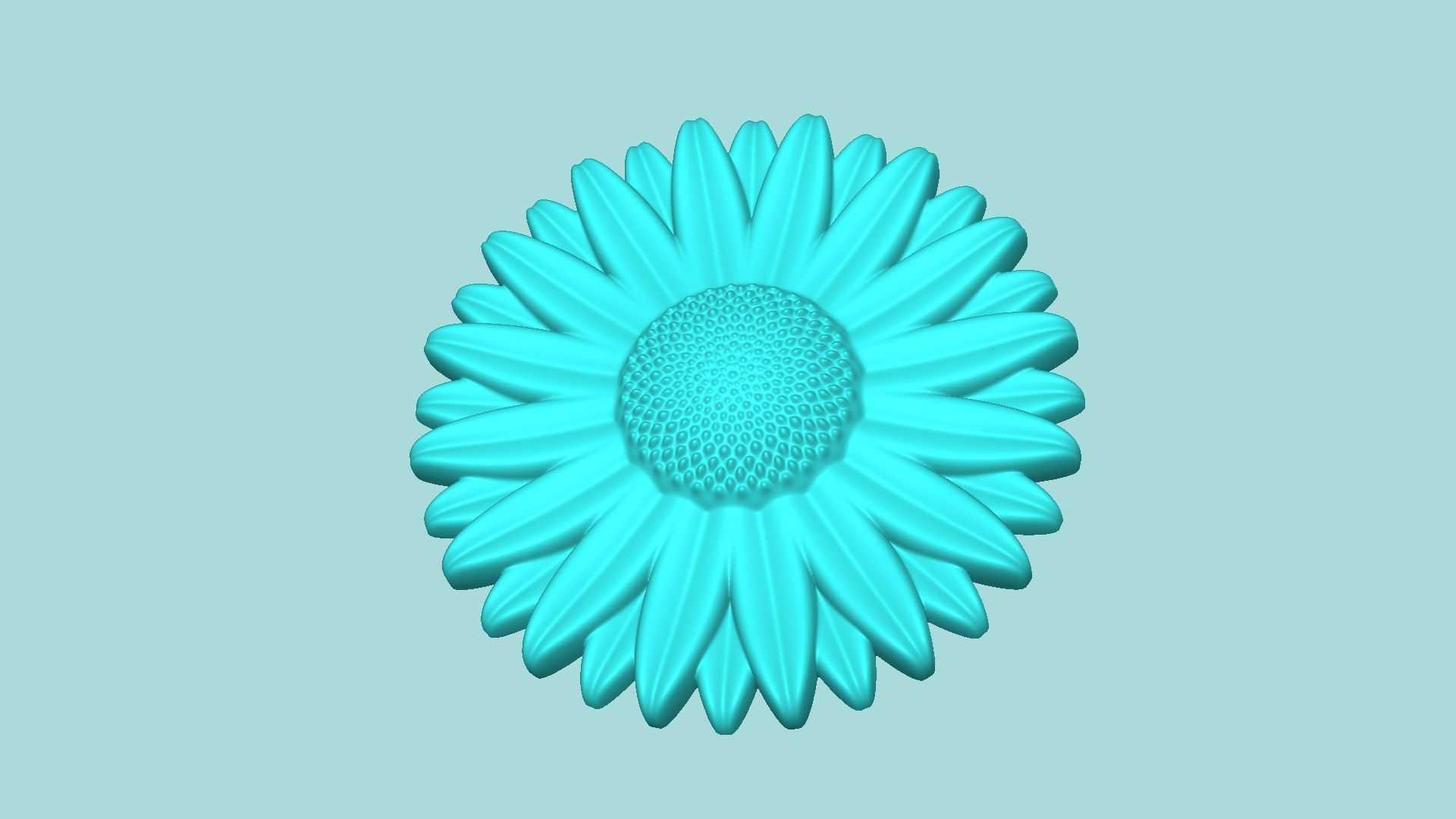 Sunflower 10 - Silicone Mold Maker - Template 3D print model_2