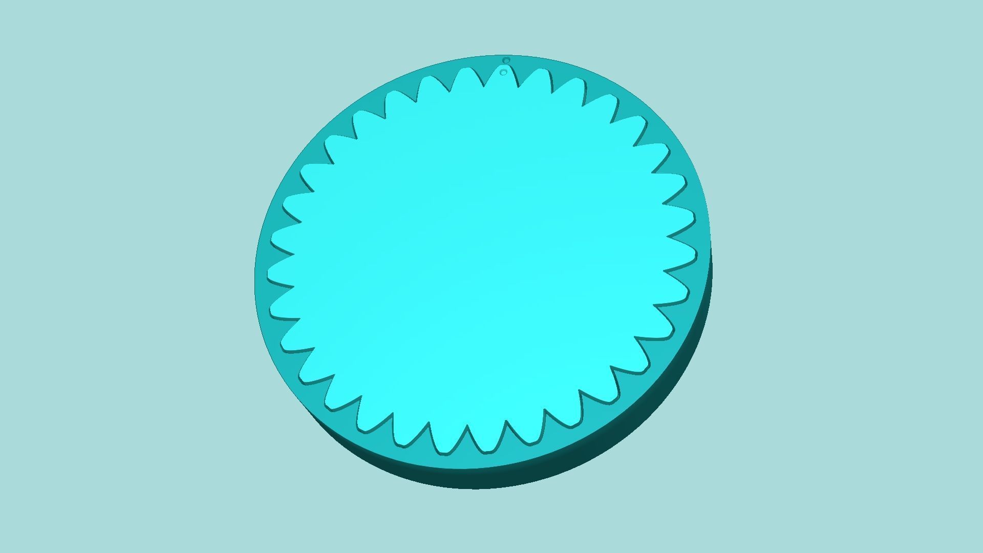 Sunflower 09 - Silicone Mold Maker - Template 3D print model_5