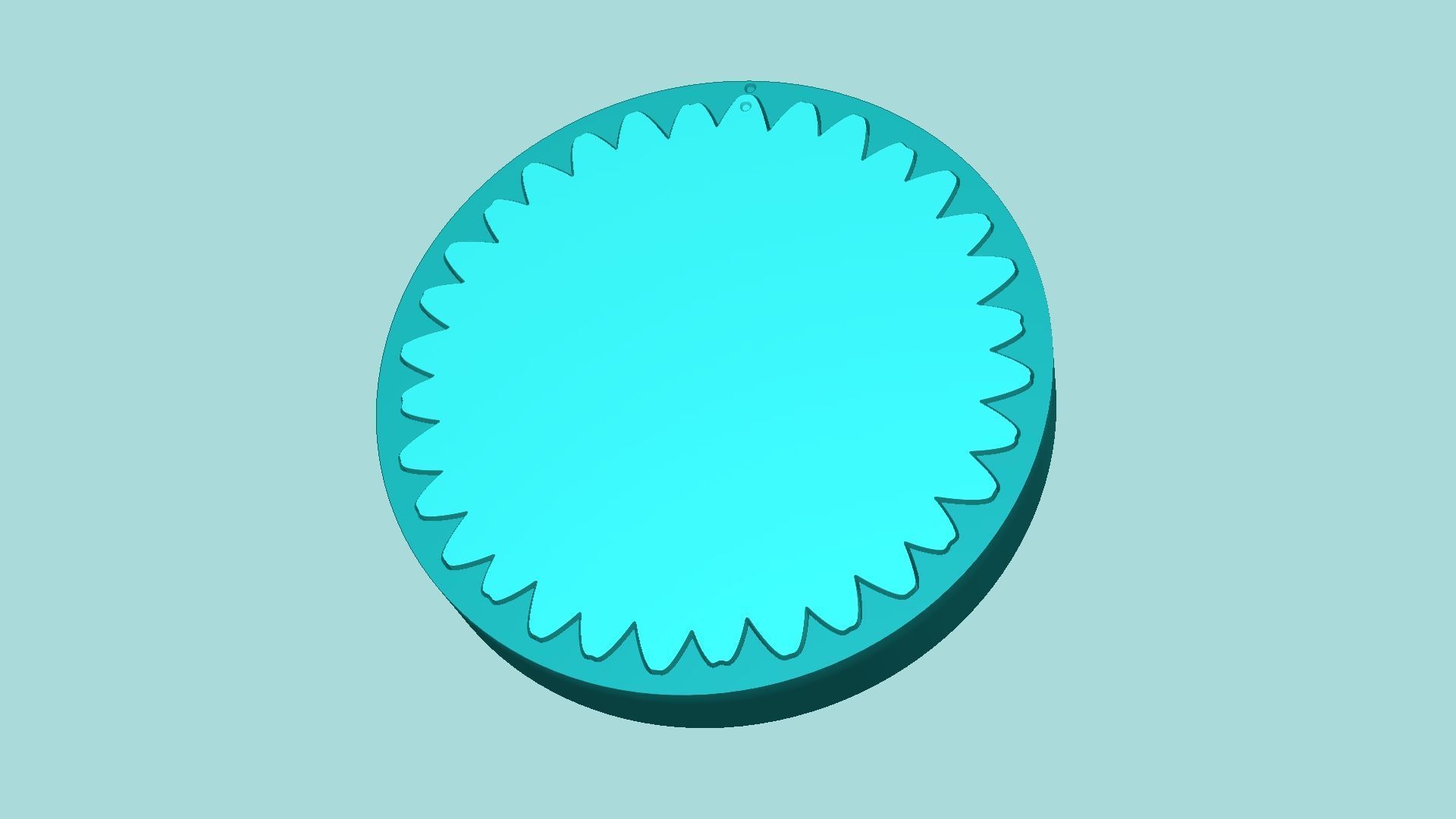Sunflower 08 - Silicone Mold Maker - Template 3D print model_5
