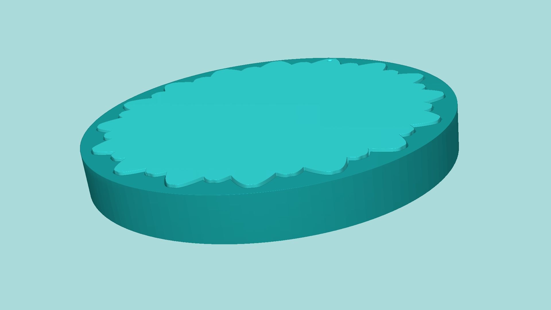 Sunflower 02 - Silicone Mold Maker - Template 3D print model_6