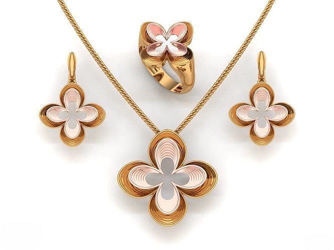 Special Floral Mini Set 3D print model