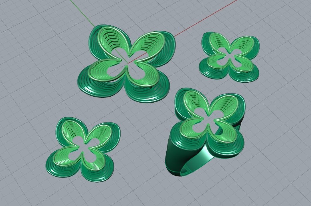 Special Floral Mini Set 3D print model_3