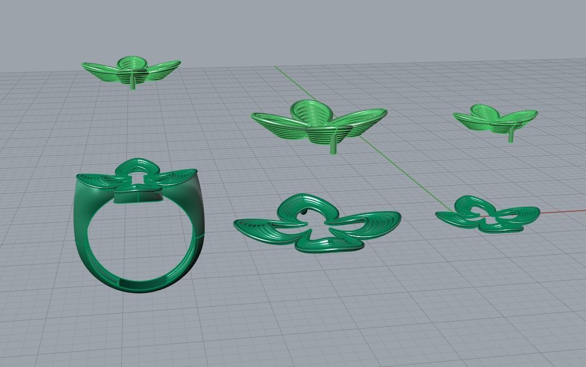 Special Floral Mini Set 3D print model_4