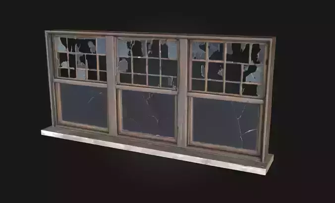 Shattered Reflection  Symbolic Fragments of Broken Truth 3D model