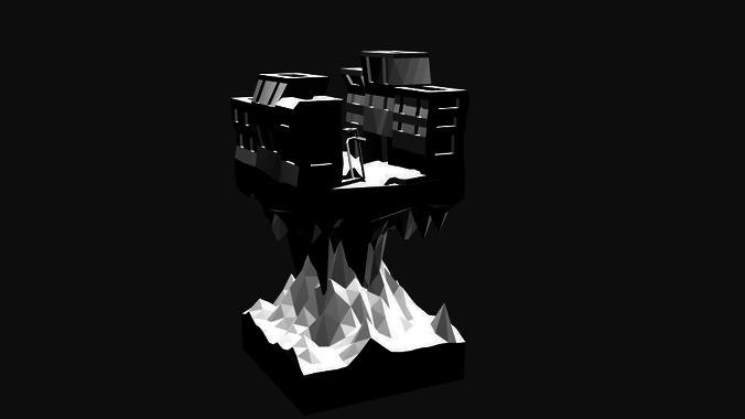 Collapse building 3D print model