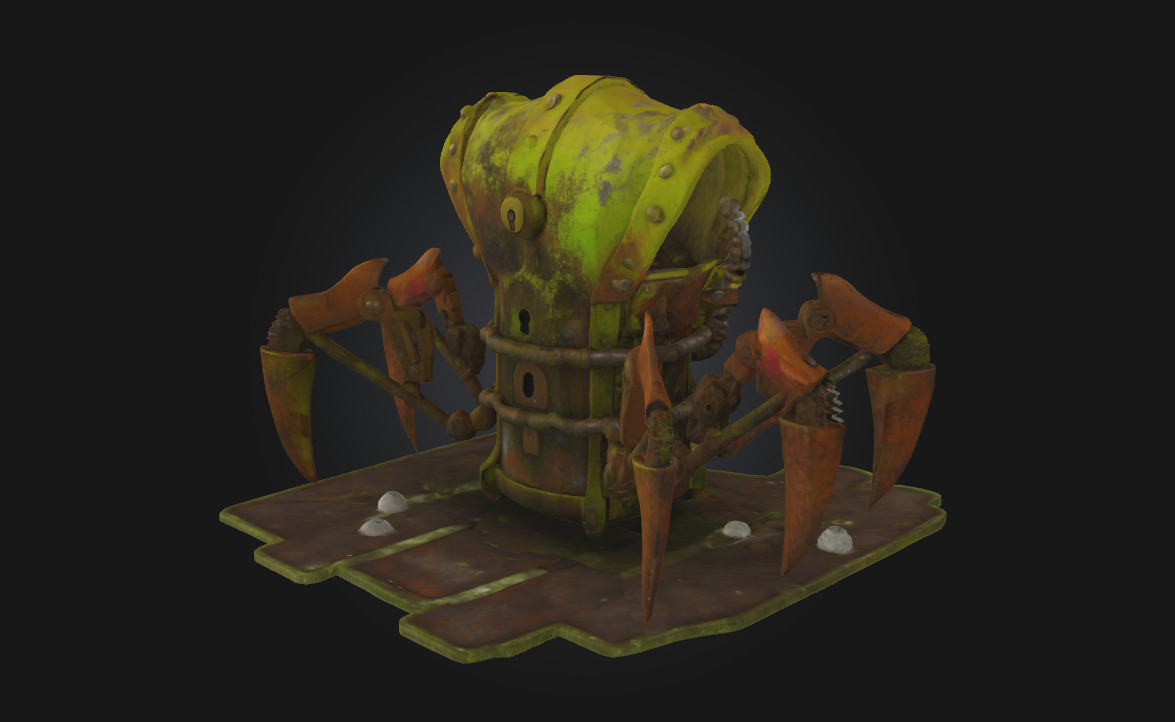 Rusty Sentinel Guardian of Forgotten Times 3D model_2