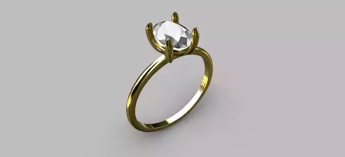 Gemstone Ring 7 17x5 22x3 31mm