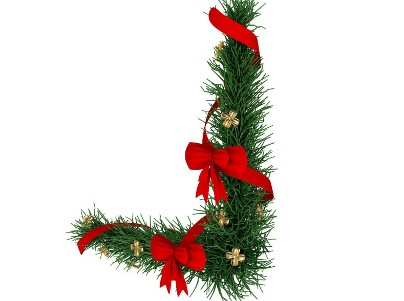 Christmas Wreath collection 3D model_20