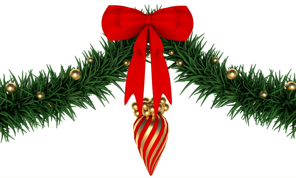 Christmas Wreath collection 3D model_16