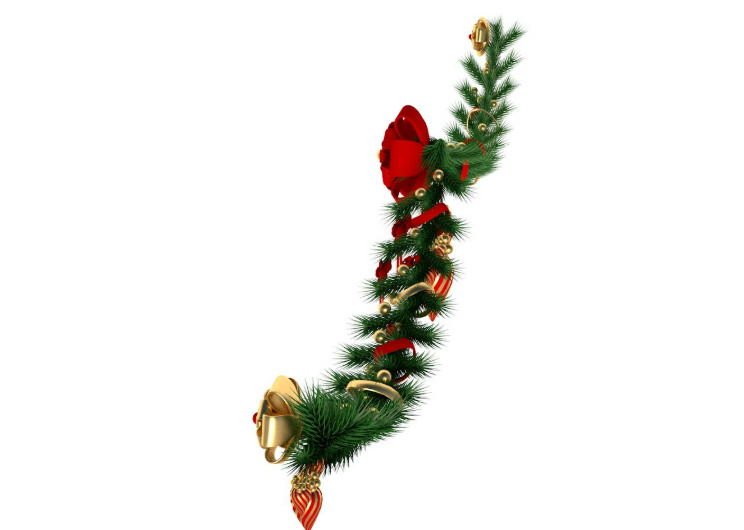 Christmas Wreath collection 3D model_14